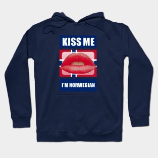 Kiss Me I'm Norwegian Hoodie